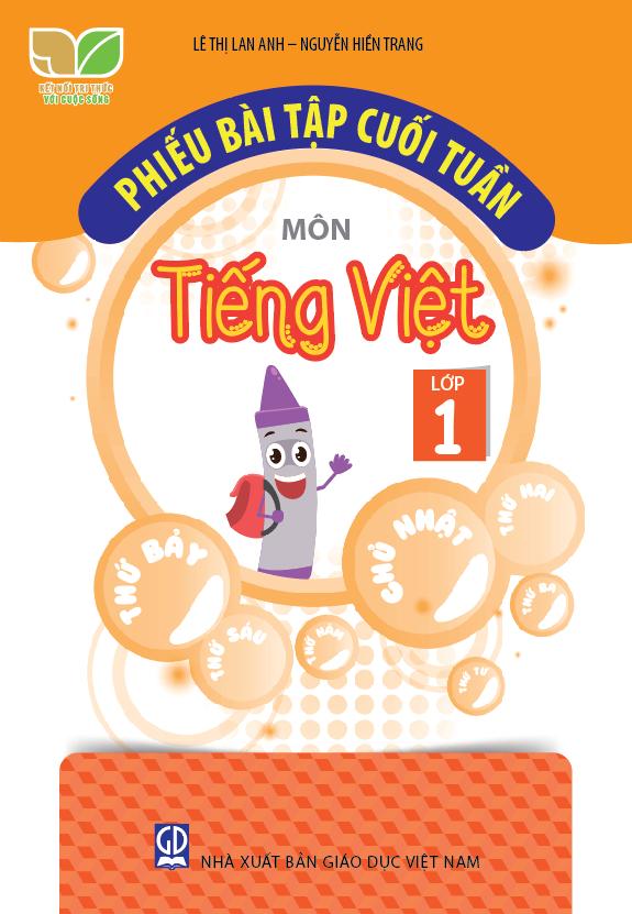 Phiếu bài tập cuối tuần Môn Tiếng Việt lớp 1