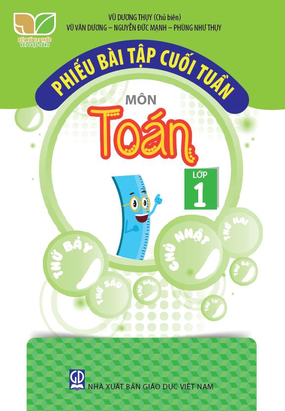 Phiếu bài tập cuối tuần môn Toán lớp 1
