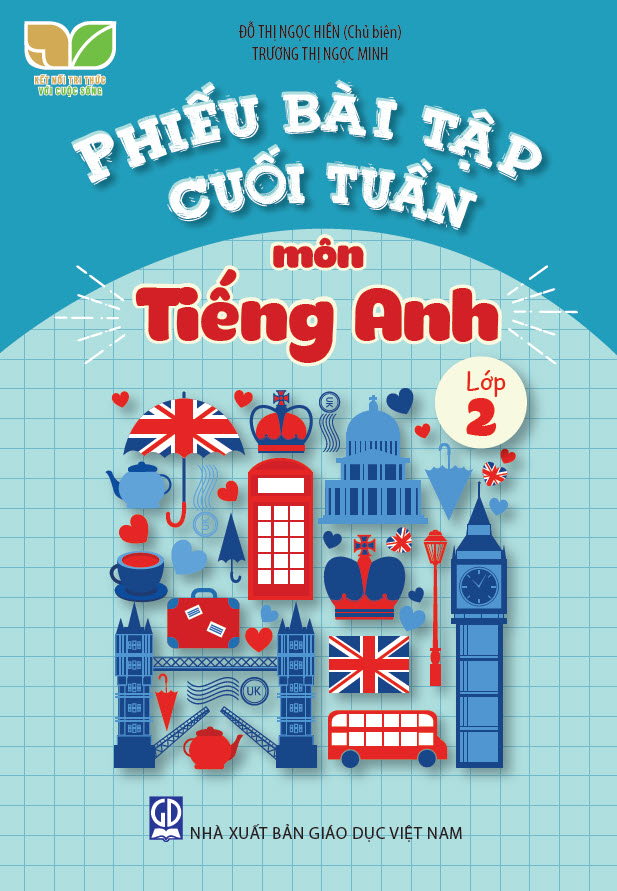 Phiếu bài tập cuối tuần môn Tiếng Anh lớp 2